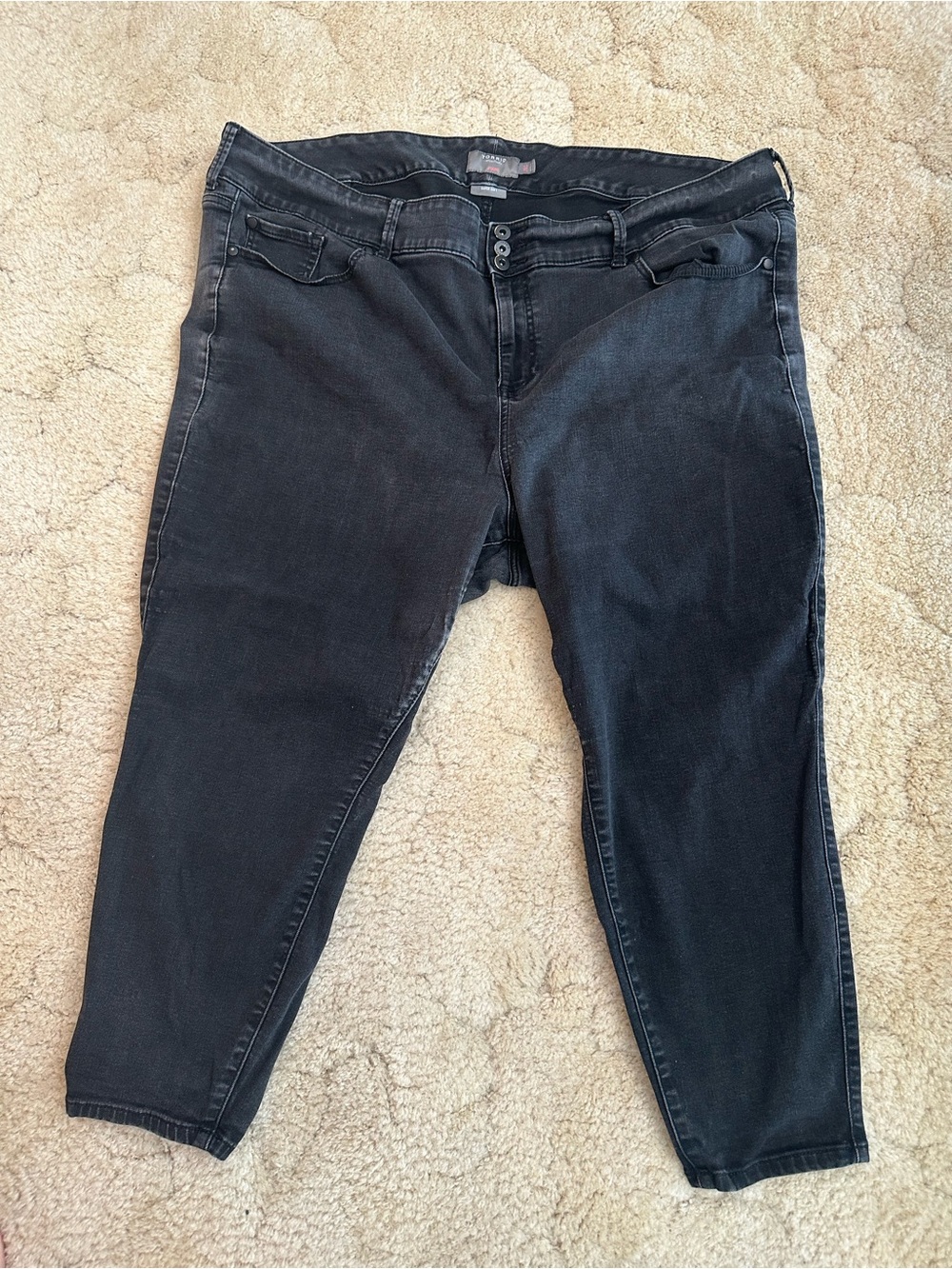torrid Black High-Rise Ankle Slim Jeans